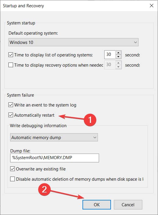 Automatikus újraindítás